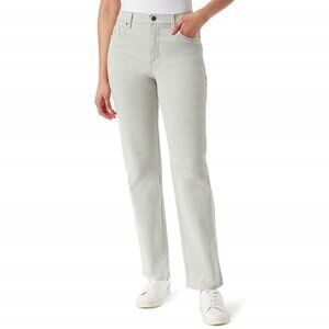 GLORIA VANDERBILT AMANDA ORIGINAL SLIMMER MINERAL MOSS JEAN SIZE 14 SHORT NWT